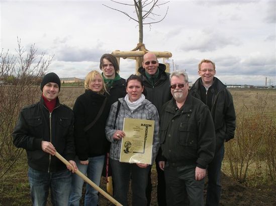 v.l.n.r. Benedikt Hummel, Malin Melbeck, Paul Kamrad, Katharina Ristau, Joachim Kamrad, Rainer Mehner