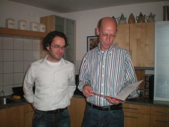 v.l.: Christian Schultze und Joachim Kamrad