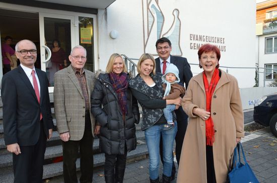 v.l.n.r. Peter Simon, Karl-Heinz Geckeler, Malin Melbeck, Lena Kamrad, Stefan Rebmann, Heidemarie Wieczorek-Zeul